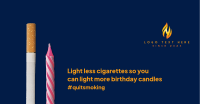 Less Cigarettes Facebook Ad Design