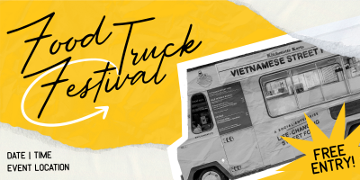 Food Truck Festival Twitter post Image Preview