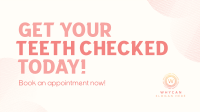 Get your teeth checked! Facebook Event Cover Design