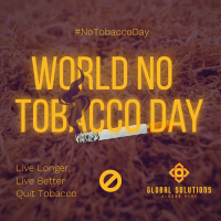 No Tobacco Day Instagram post Image Preview