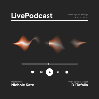 Live Podcast Wave Instagram Post Design