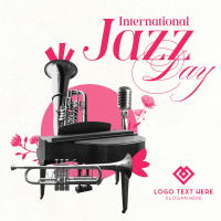 Modern International Jazz Day Instagram post Image Preview