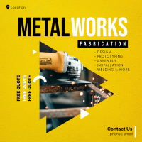 Metal Works Linkedin Post Design