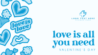 Valentine Love Facebook event cover Image Preview