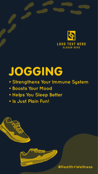 Jogging Facts Instagram Story Design