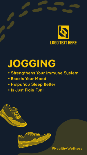 Jogging Facts Instagram story