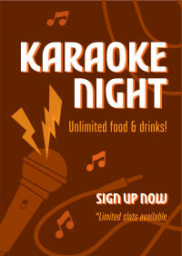 Karaoke Night Poster Image Preview