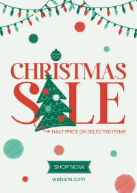 Christmas Sale for Everyone Flyer Design