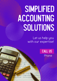 Accounting Solutions Expert Poster Image Preview