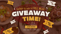 Food Voucher Giveaway Facebook event cover Image Preview