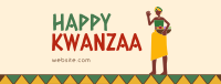 Kwanzaa Woman Facebook cover Image Preview