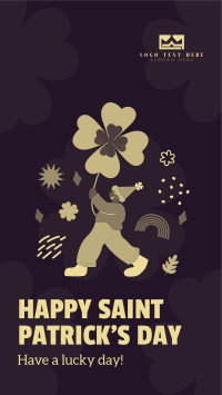 Happy St. Patrick's Day Facebook Story Design