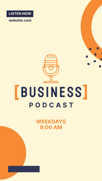 Business Podcast Instagram story Image Preview