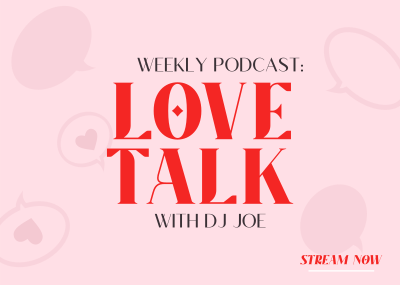 Love Talk Postcard Image Preview