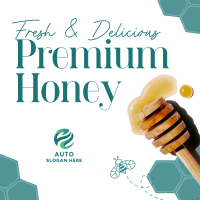 Premium Fresh Honey Instagram post Image Preview