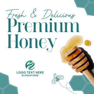 Premium Fresh Honey Instagram post Image Preview