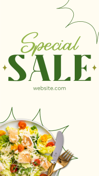 Salad Special Sale TikTok Video Design