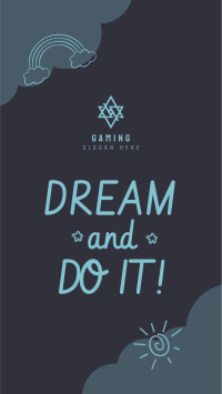 Chasing Dreams Facebook Story Design