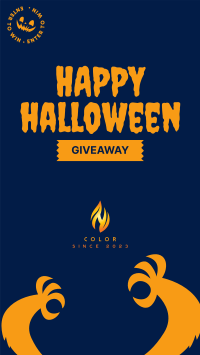 Happy Halloween Giveaway Instagram story Image Preview