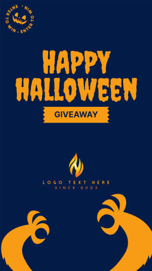 Happy Halloween Giveaway Instagram story Image Preview