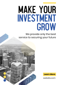 Make Your Investment Grow Flyer Design
