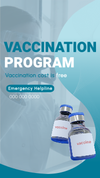 Vaccine Bottles Immunity Instagram story Image Preview