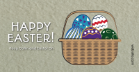 Easter Eggs Basket Facebook Ad Design