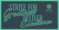Greatness and Excellence Facebook Ad Design