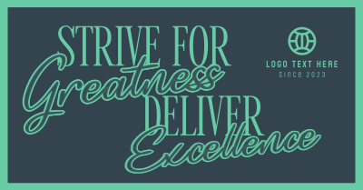 Greatness and Excellence Facebook ad Image Preview