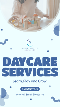 Learn and Grow in Daycare Facebook Story Image Preview