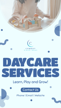 Learn and Grow in Daycare Facebook story Image Preview