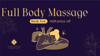 Body Massage Promo Facebook Event Cover Image Preview