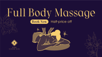 Body Massage Promo Facebook event cover Image Preview