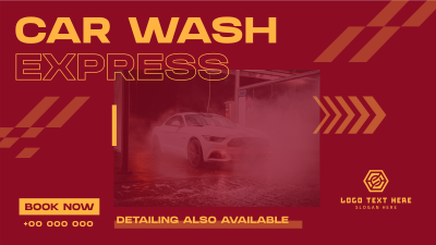 Premium Car Wash Express Facebook event cover Image Preview