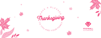 Thanksgiving Leaves Facebook cover Image Preview