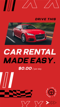 Rent Your Dream Car Instagram story Image Preview