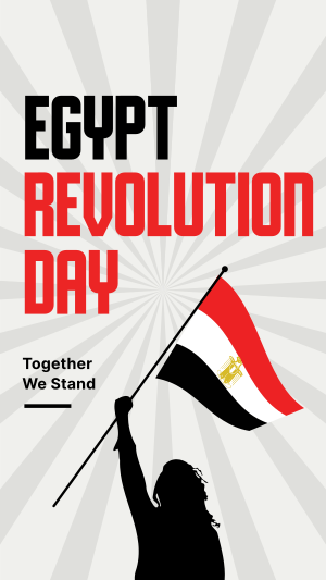 Egypt Revolution Day Instagram story Image Preview