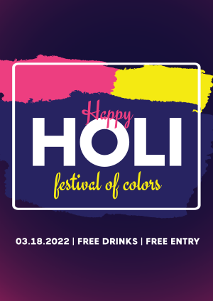 Festival of Colors Flyer Image Preview