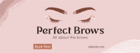 Perfect Beauty Brows Facebook Cover Design