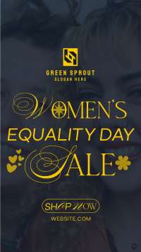 Minimalist Women's Equality Sale TikTok Video Image Preview