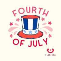 Celebration of 4th of July Instagram post Image Preview