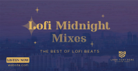 Lofi Midnight Music Facebook ad Image Preview