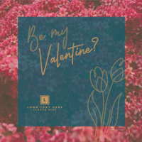 Sweet Floral Valentine Linkedin Post Image Preview