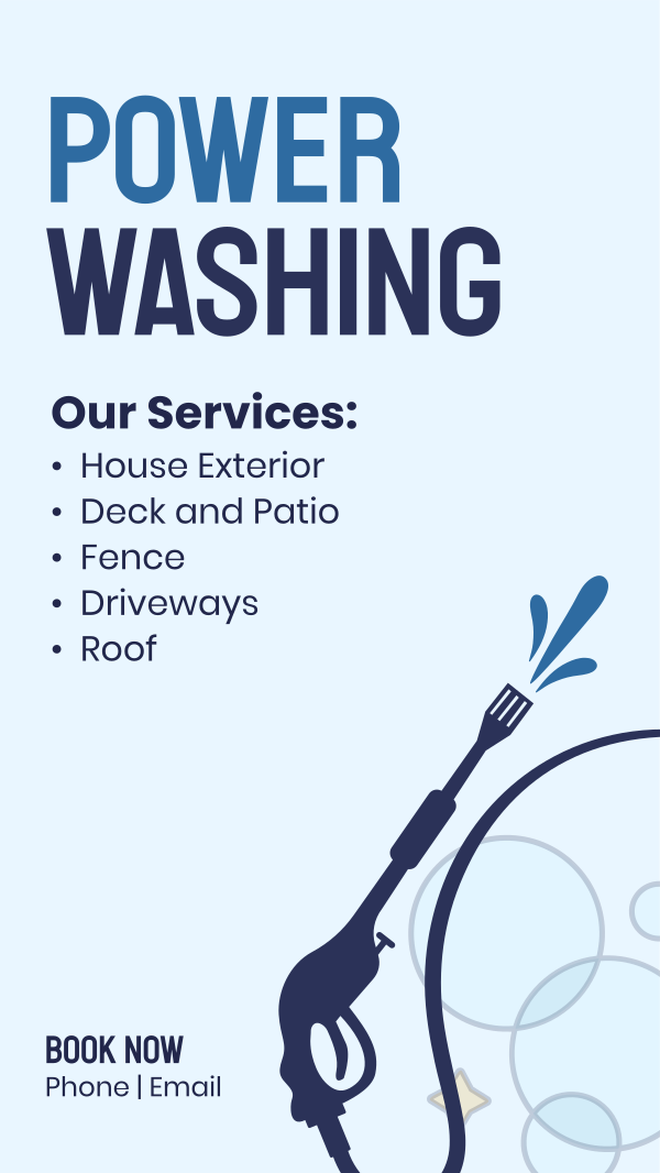 Power Wash Services Instagram Story Design Image Preview