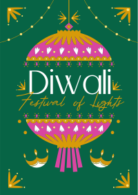 Diwali Festival Celebration Flyer Image Preview