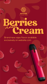 Berries and Cream Instagram Story Design