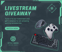 Livestream Giveaway Facebook post Image Preview