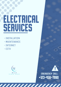 Electrical Services List Flyer Image Preview