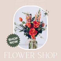 Flower Bouquet Instagram Post Design
