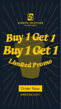 Get Coffee Promo Instagram Reel Image Preview